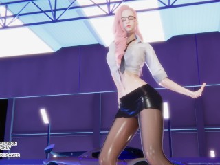 [MMD] Red Velvet - Sunny Side Up Seraphine Sexy Kpop Dance League Of Legends Uncensored Hentai