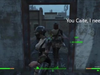 Mutant Penis Growth Lesbian Love Affair: Fallout 4 Cait Fucked Hard AAF Sex Mods 3d animations