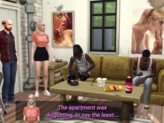 Horny Wife Cheats on Husband with Gangsters - Part 3 - DDSims