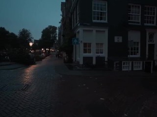 walking around Amsterdam