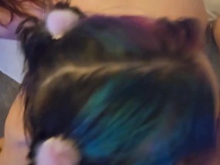 Ass to Mouth Threesome with Hot Alt Girls