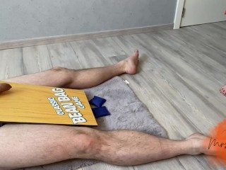 A not so classic bean bag game - Cock and Ball torture