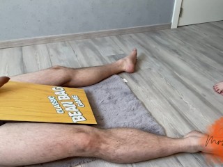 A not so classic bean bag game - Cock and Ball torture