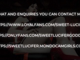 Toe tapping asmr in shiny black boots - ignore fetish italian mistress padrona overknee boots femdom