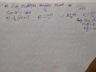 Sub Multiple Angles Class 11 math Prove this math Slove By Bikash Educare Part 3