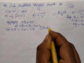 Sub Multiple Angles Class 11 math Prove this math Slove By Bikash Educare Part 3