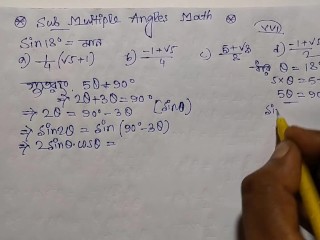 Sub Multiple Angles Class 11 math Prove this math Slove By Bikash Educare Part 3