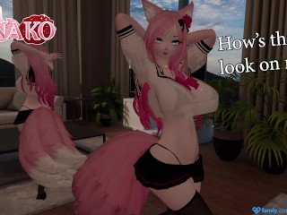 I try on CUTE COSPLAYS while you just want me to get MORE NAKED!!! SEXY CATGIRL POSING and STRIPPING