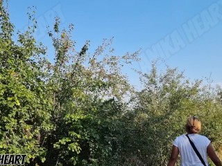 My Step Sis Climbing a Tree while I Watch - UPSKIRT No PANTIES No BRA