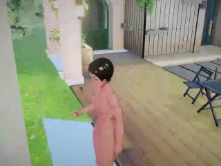 ケツがでかい女の子がご奉仕エッチ♡　ハニカム実況　Hシーンでは黙ります！