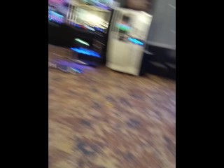 Fingering my throbbing wet pussy compilation including in a casino and a taxi