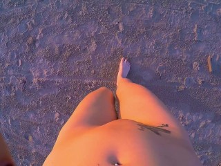 Nudism Adventures (2) : Exploring Public Beach Bare Nude