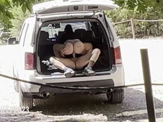 Cheating Wife Fucked In The Back Of Car