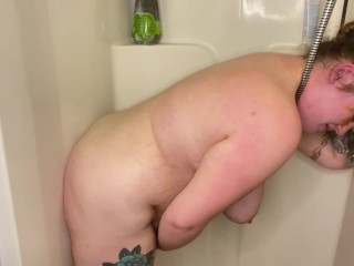 My Roommate Caught me DP My Tight Pussy in the Shower (teaser)