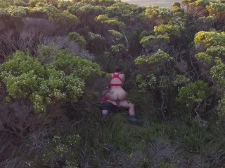 Caught Fucking On Drone Outdoors