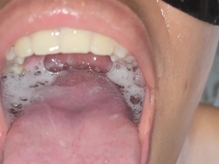 Pissing and cumming down my slave's throat upside down 2/2 (09/30/23)