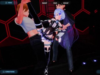 【#09駆動妖精アイディールレイズ実況】NTR2。二人がかりでおっぱい揉まれフェラさせられ中出しセックスされてしまい・・(ロボット女(機械女) アクション同人エロゲー ※体験版範囲外の内容です。