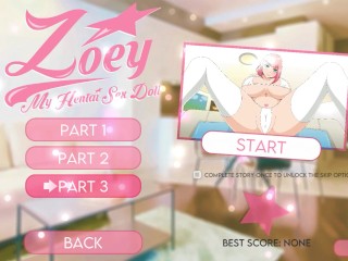 Zoey My Hentai Sex Doll - 3 Pussy, Ass And Sperm Shower - Foxie2K