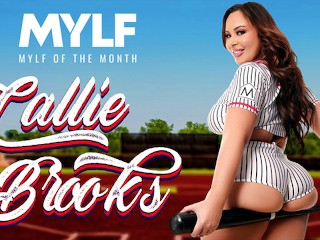MYLF Of The Month - Callie Brooks Provides A Sneak Peek Into Her Sex Life And Rides A Lucky Cock