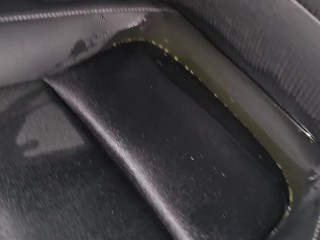 Making a puddle in my driver seat