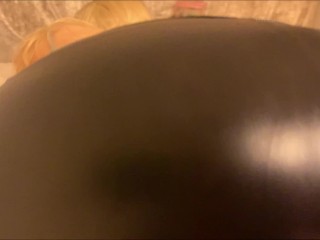POV Slow Sex in Leather Pants - Mr and Mrs J