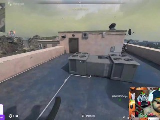 STEP BRO TAKES ON 3 DUDES AND CUMS OUT ON TOP! (WARZONE)