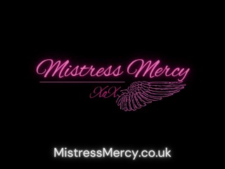 Mommy Domme Pegging Until He Cums On Bedsheets