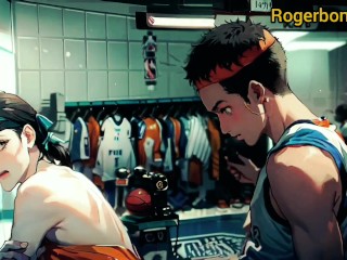 Horny basketball players Animation Cartoon porn Hentai