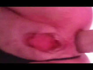 stuffing myself with this dildo - first pussy then ass