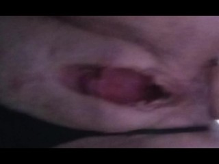 stuffing myself with this dildo - first pussy then ass