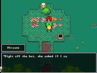 Monster girl hunter - Um sexo pesado com uma monster girl planta ruiva peituda