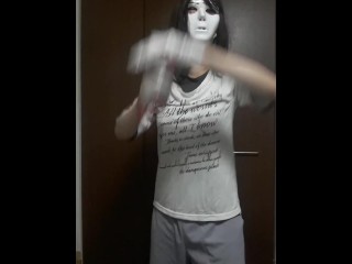 バラエティ パーティ 巨乳 乳揺れ ゲーム 下手くそ ノーブラ 乳首 爆乳 女装子 男の娘 誘惑 小悪魔 ビッチ japanese transgender amateur hentai  asian