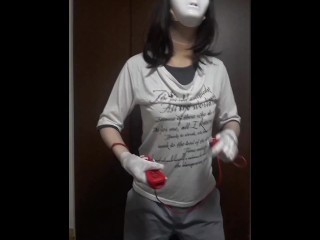 バラエティ パーティ 巨乳 乳揺れ ゲーム 下手くそ ノーブラ 乳首 爆乳 女装子 男の娘 誘惑 小悪魔 ビッチ japanese transgender amateur hentai  asian