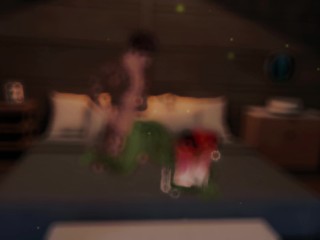 Goblin Girl gets Fucked by Best Friend IRL while BOTH play VRChat