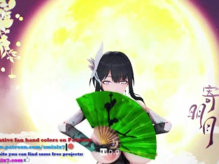 Ying Zhao Aether Gazer Hentai Undress Dancing Big Boobs Bouncing Chinese Girl MMD 3D