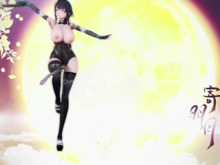 Ying Zhao Aether Gazer Hentai Undress Dancing Big Boobs Bouncing Chinese Girl MMD 3D