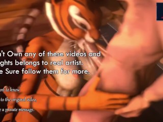 Tiger From Kung Fuu PAnda Love Hard Anal in 4k UHD