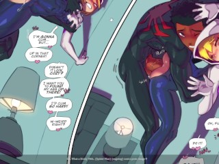 Spider Verse 18+ Comic Porn Sticky Web (Gwen Stacy xxx Miles Morales)