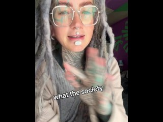 Anuskatzz Tattoo bodymodification hippie goth punk onlyfans model talks about her philosophy of life