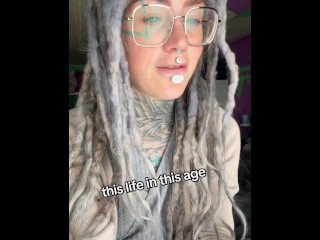 Anuskatzz Tattoo bodymodification hippie goth punk onlyfans model talks about her philosophy of life