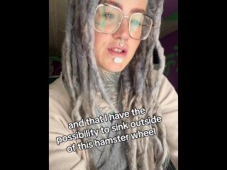 Anuskatzz Tattoo bodymodification hippie goth punk onlyfans model talks about her philosophy of life