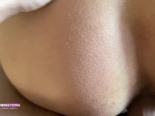 Slim MILF got her pussy fucked and then got cumshot on tits! Closeup POV slowmotion!