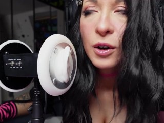 ASMR Massagestick Vibrationsound from emo girl