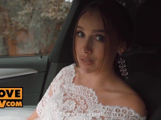 POV - Sexy bride to be Luxury Girl craves your company after running out on fiancé