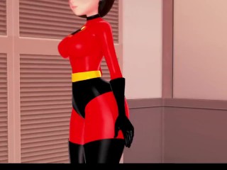 3D/Anime/Hentai, The Incredibles: Mrs.Incredible Fucked In Her Big Ass!