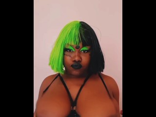 Big Titty Goth Ebony Tease | Jinx Vixen