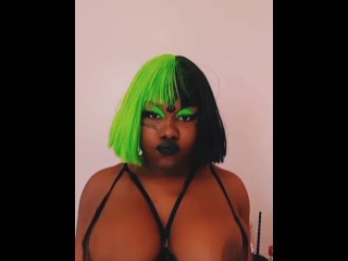 Big Titty Goth Ebony Tease | Jinx Vixen