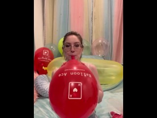 Blowing up Belbal Crystal Soap Balloons! (NonPop)