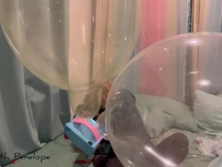 Mass Air Pump Popping Balloons! Soft Spoken..with Slow Motion Pops!