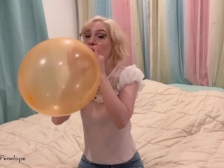 Blowing up 80 Balloons then Popping them all!